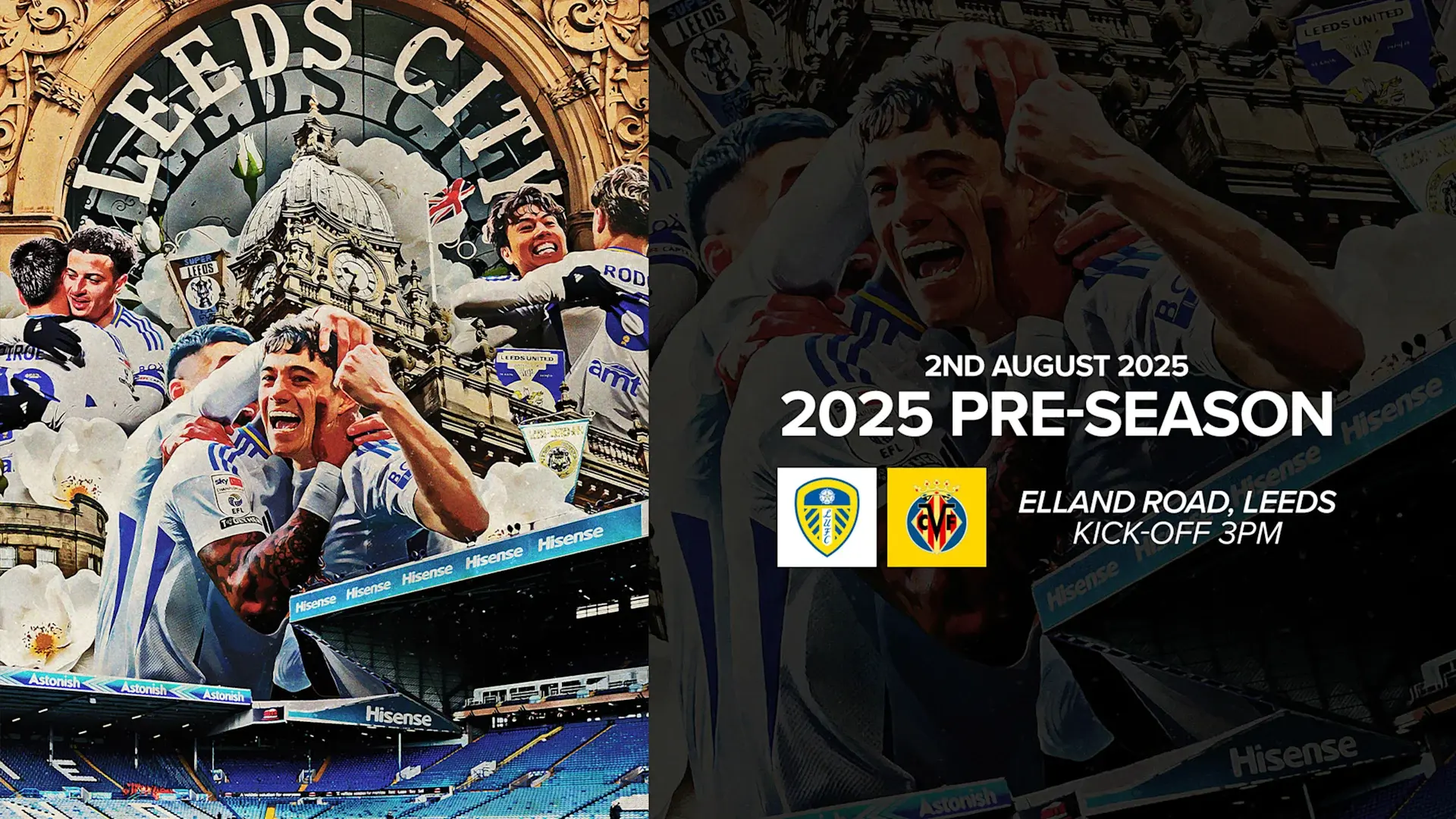 Leeds møter Villarreal i sesongoppkjøringen